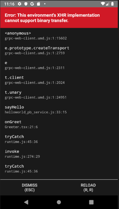 Error about binary transfer